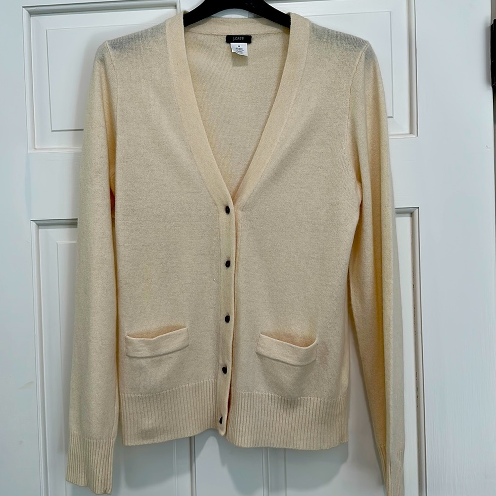 J Crew Cashmere Blend Cardigan